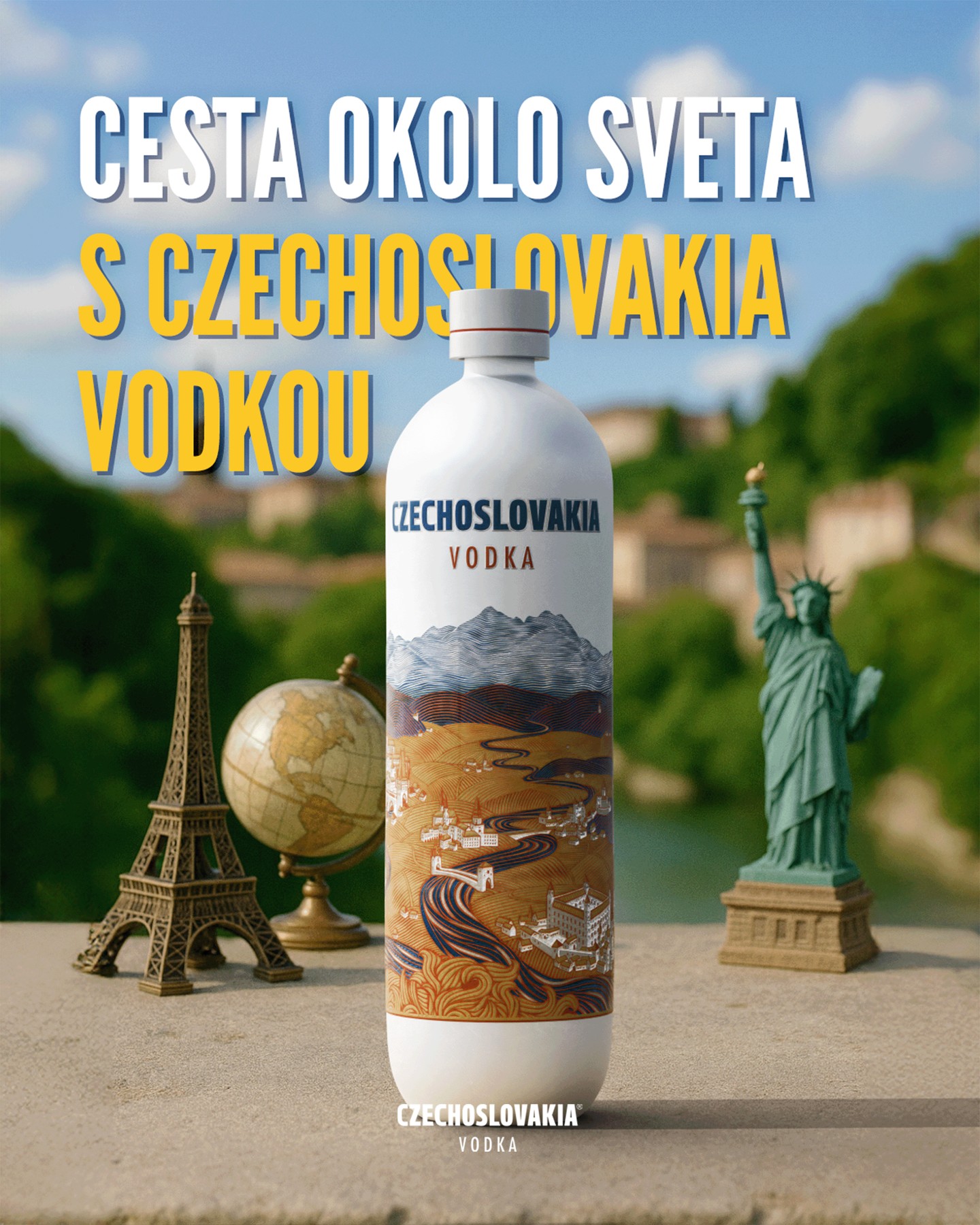 Objav svet chutí. 🌍✈️ Od New Yorku po Singapur – bez pasu, len s fľašou Czechoslovakia vodky. 😍😁🍹

#czskvodka #czechoslovakiavodka #tipnadrink #czskvodkatip